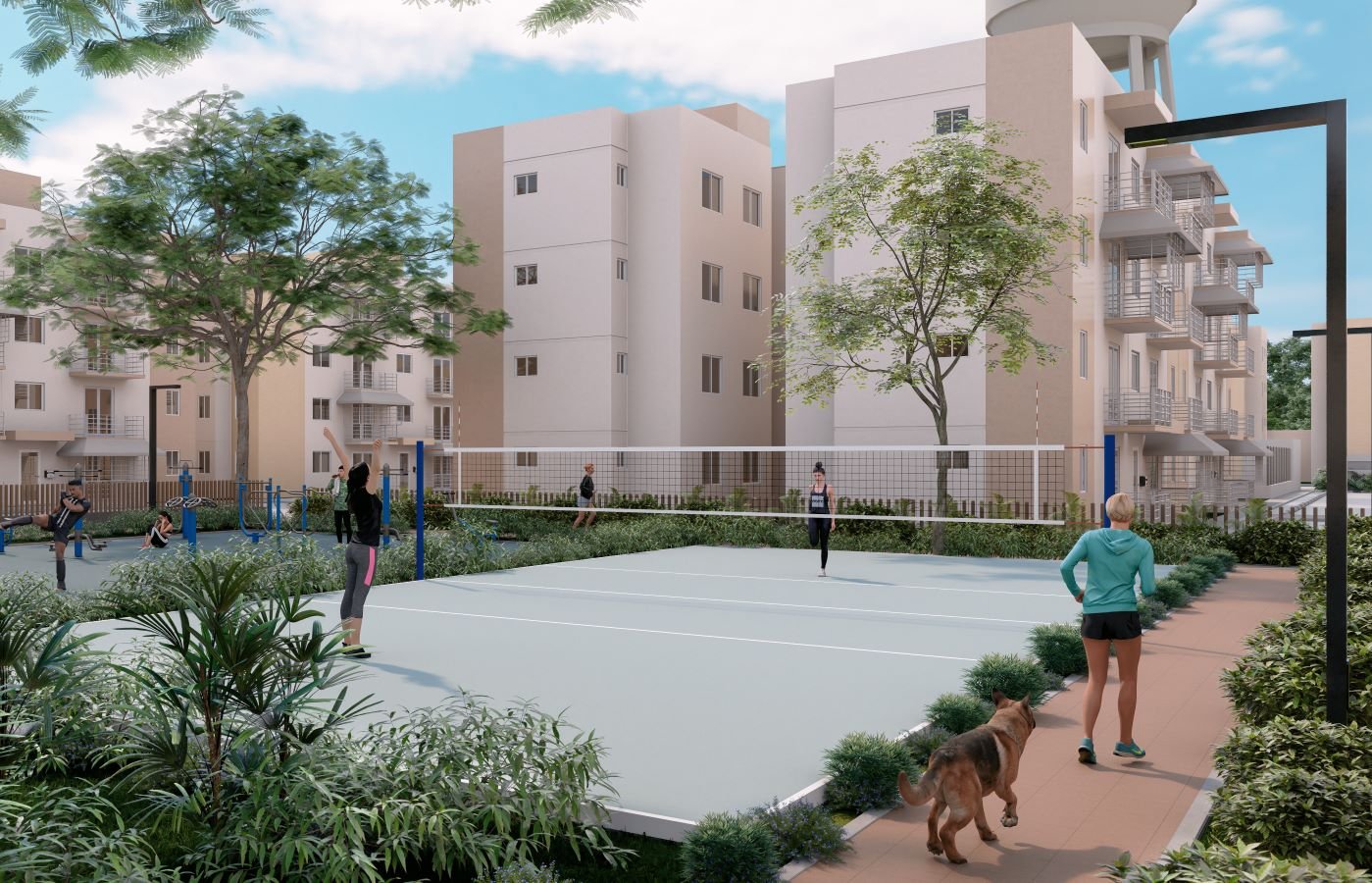 Cancha de Volleyball