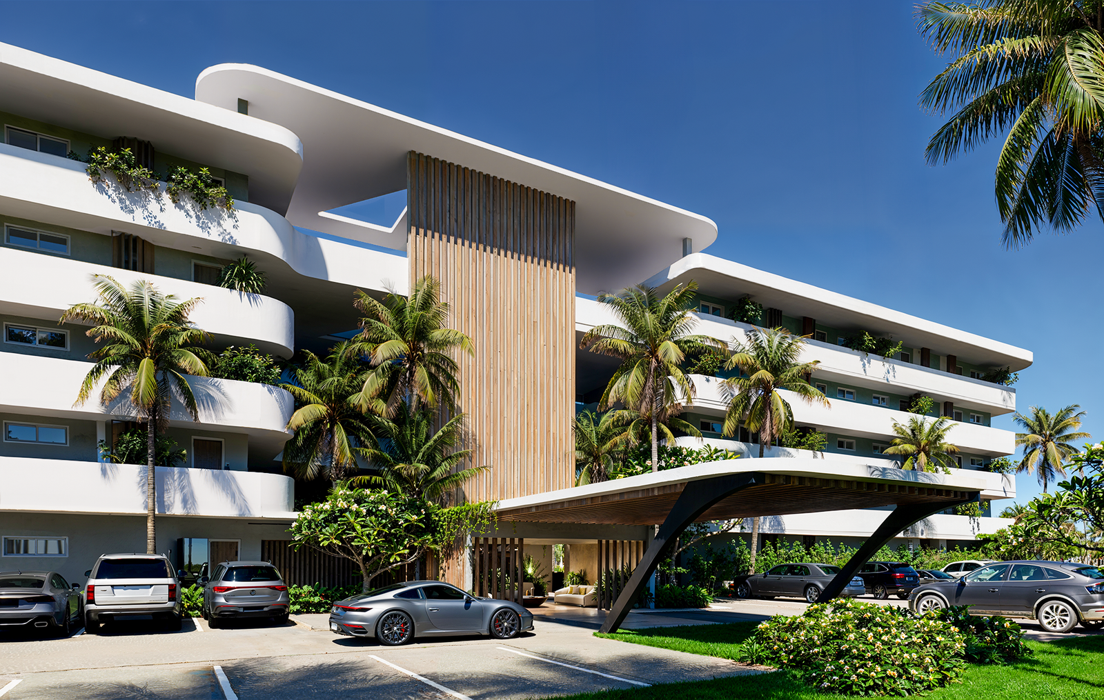 Azzure at Coral Golf – Vista Entrada Lobby