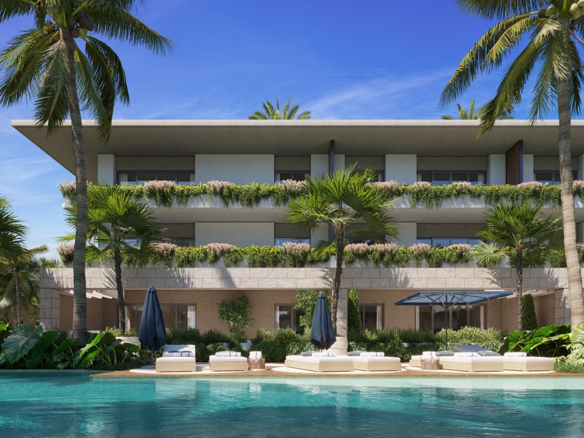 Tropicale – Vista Área Apartamentos y Piscina 4