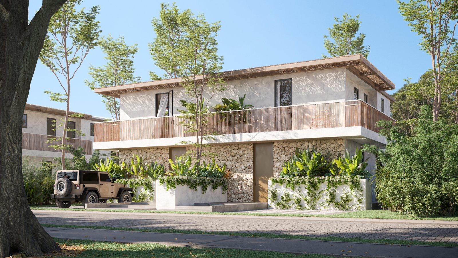 Aldea Park – Villa Tuk_ Frontal